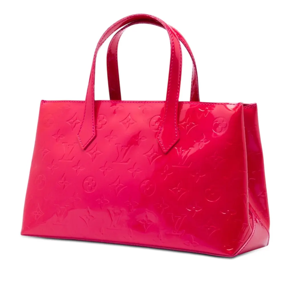 Louis Vuitton Monogram Vernis Wilshire PM Pink Leather Very good - Back View
