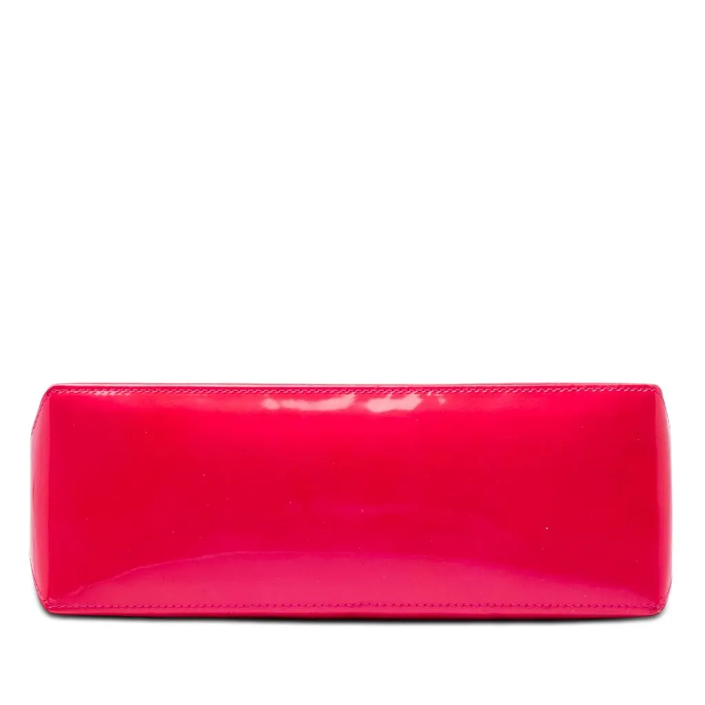 Louis Vuitton Monogram Vernis Wilshire PM Pink Leather Very good - Inside View