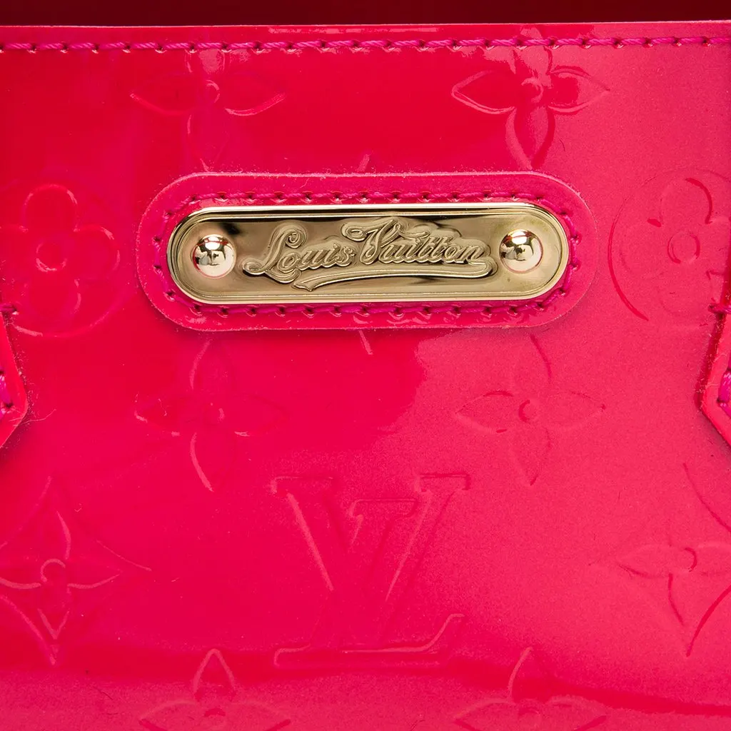 Louis Vuitton Monogram Vernis Wilshire PM Pink Leather Very good - Box View