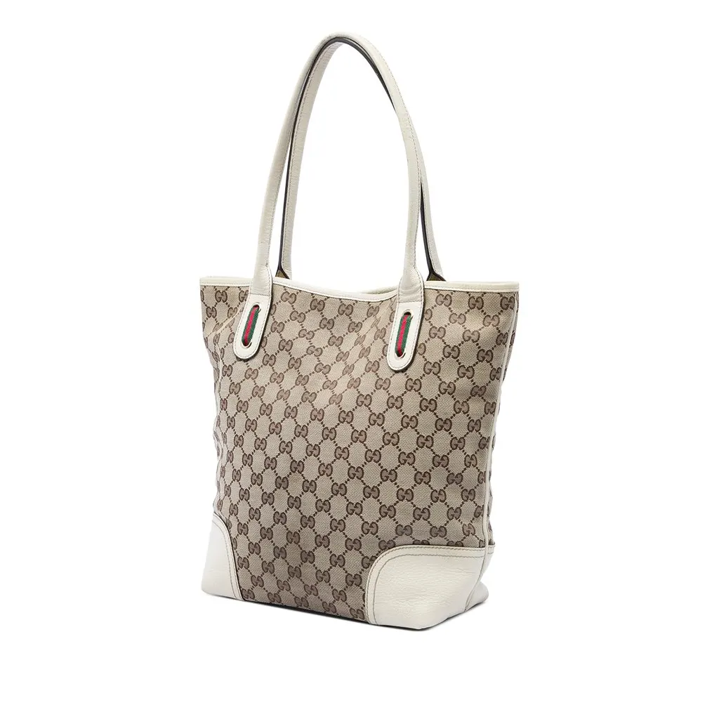 Gucci GG Canvas Princy Tote Beige Very good - Back View