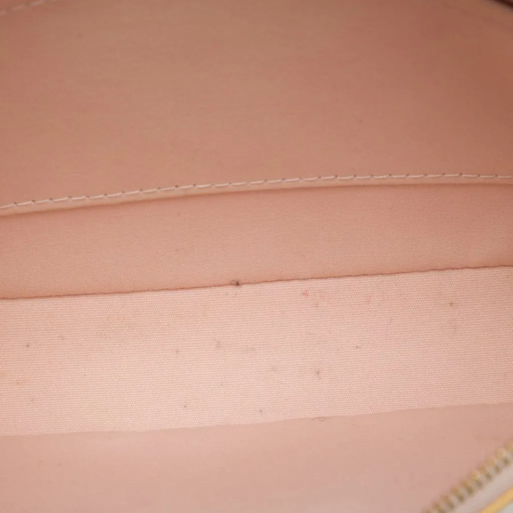 Louis Vuitton Monogram Vernis Pochette Accessoires Beige Leather Very good - Model View