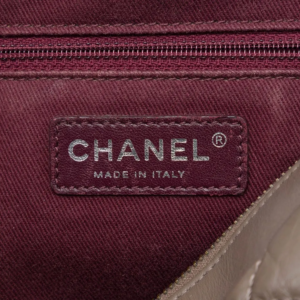 Chanel Medium Quilted Aged Calfskin Portobello Flap Brown Leather Very good - Box View