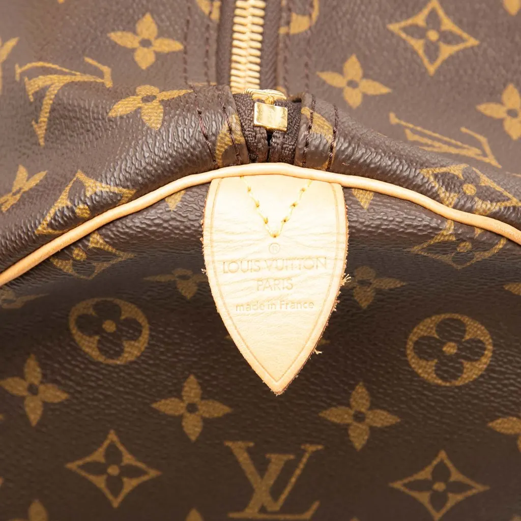 Louis Vuitton Monogram Keepall 55 Brown Very good - Model View