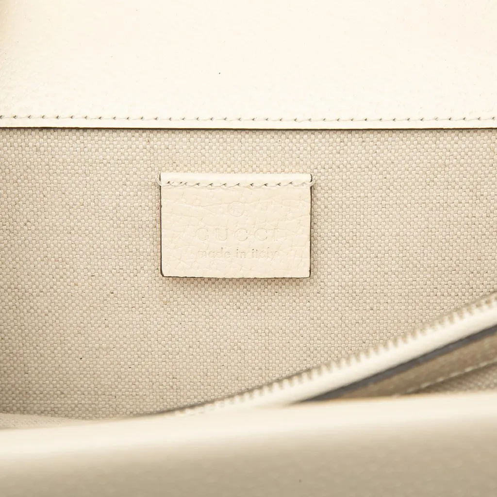 Gucci Medium Calfskin Dionysus Shoulder Bag White Leather Very good - Box View
