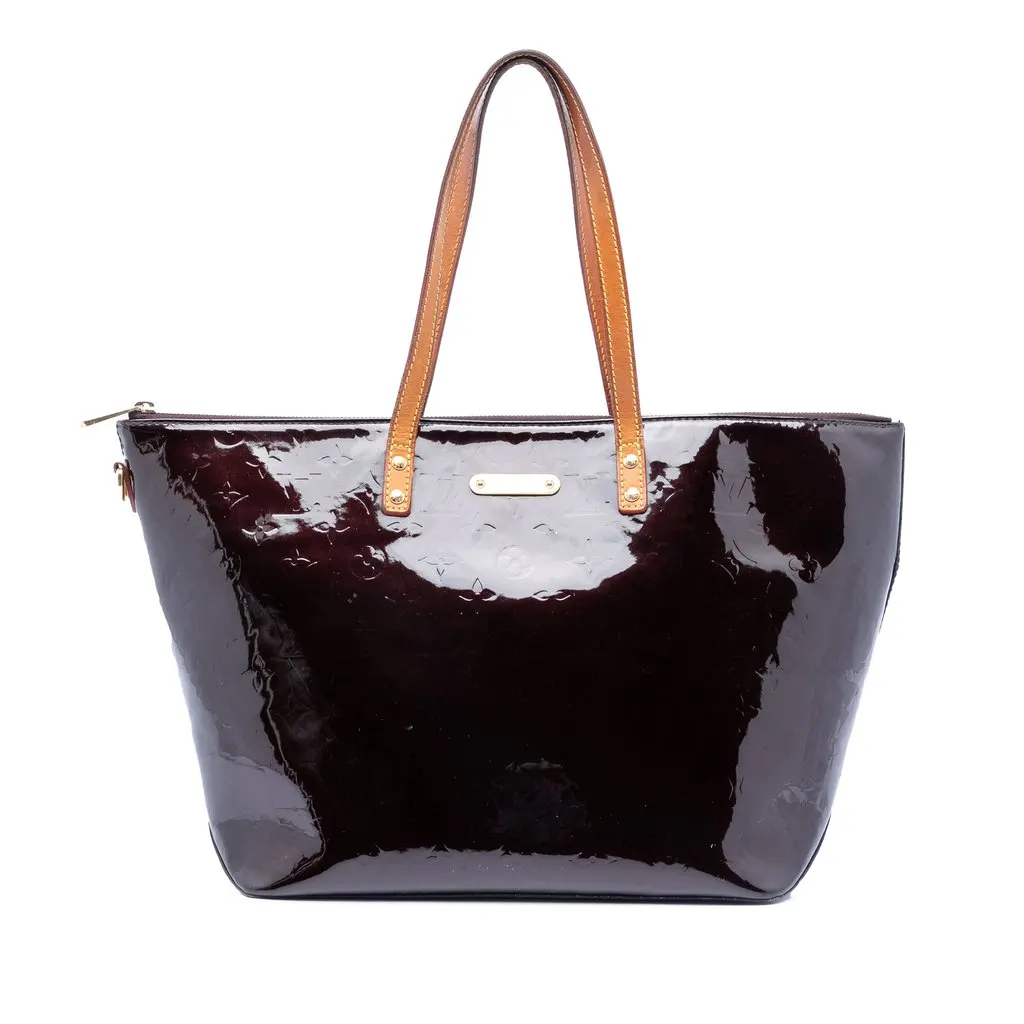 Louis Vuitton Monogram Vernis Bellevue GM Purple Leather Very good - Front View