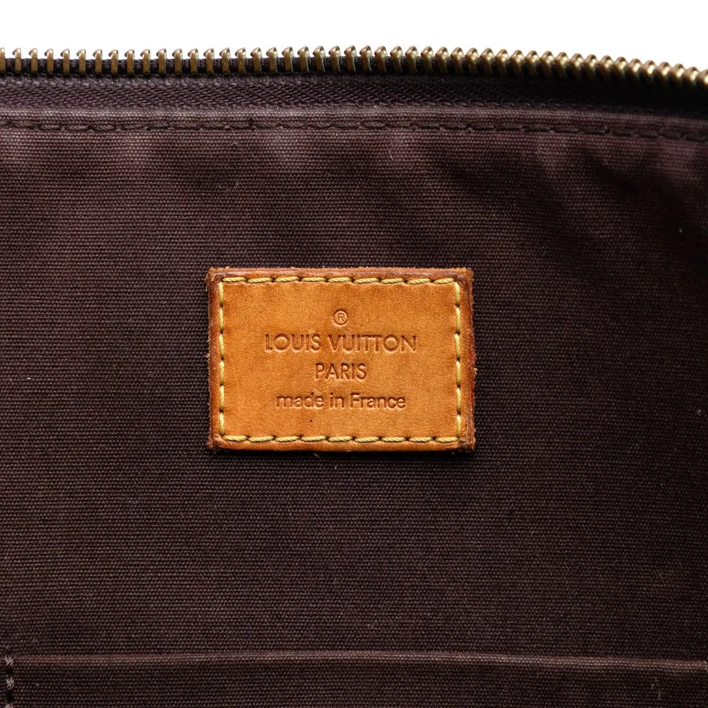 Louis Vuitton Monogram Vernis Bellevue GM Purple Leather Very good - Box View
