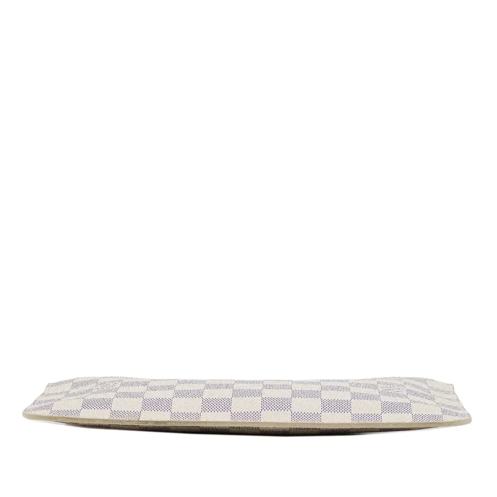 Louis Vuitton Damier Azur Neverfull MM Pouch White Canvas Very good - Inside View