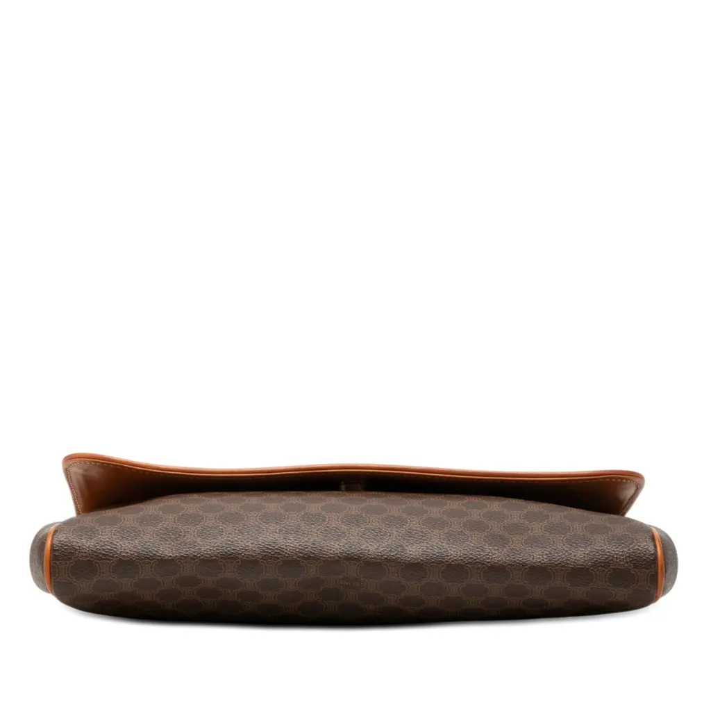 Celine Macadam Coated Canvas Clutch Brown Very good - Inside View