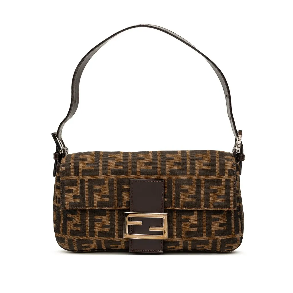 Fendi Zucca Canvas Baguette Brown Very good - Front View