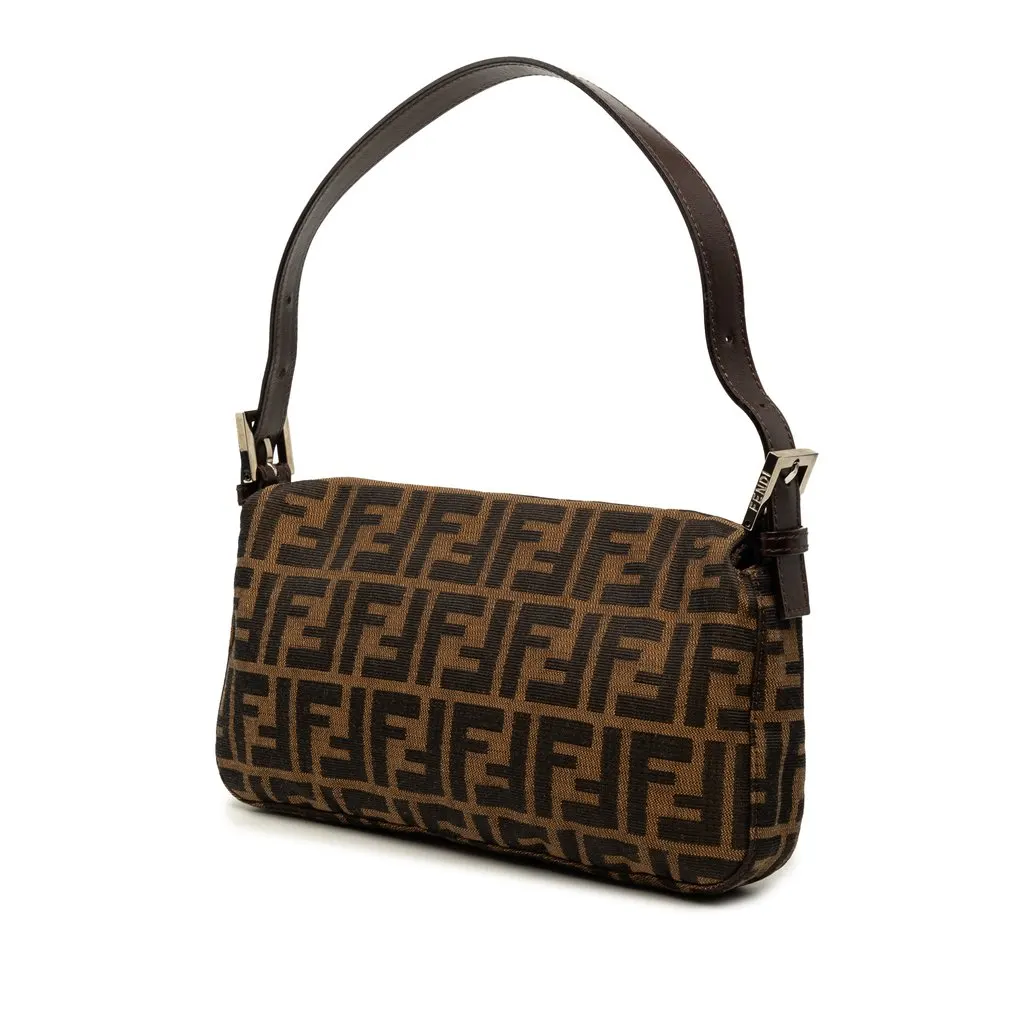 Fendi Zucca Canvas Baguette Brown Very good - Back View