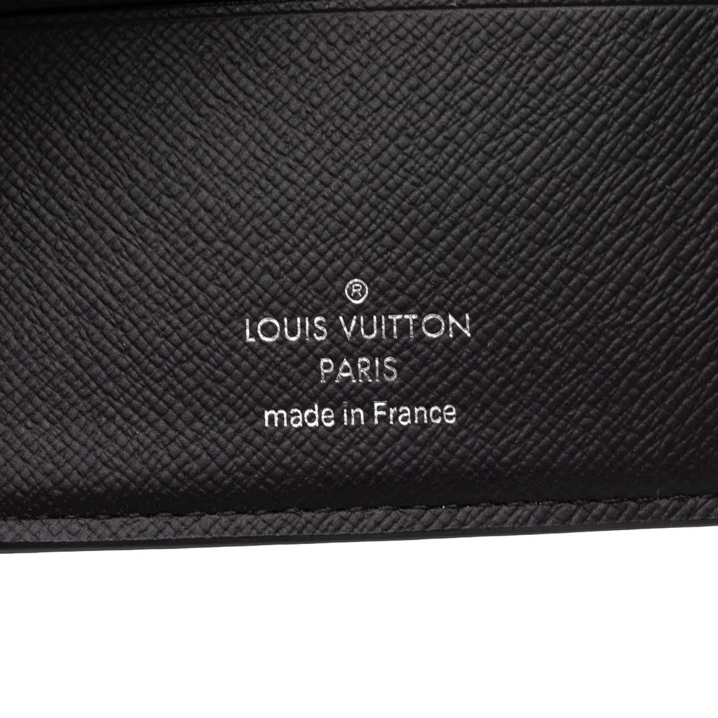Louis Vuitton Damier Graphite Amerigo Wallet Black Very good - Box View