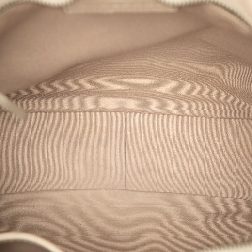 Burberry Small Bicolor Leather Waltham Satchel Brown Leather Very good - Model View