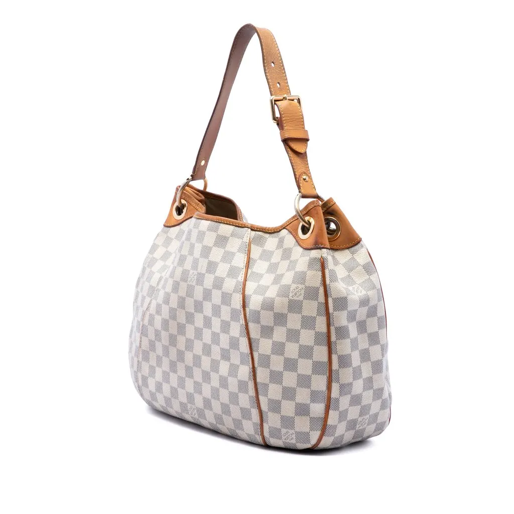 Louis Vuitton Damier Azur Galliera PM White Very good - Back View