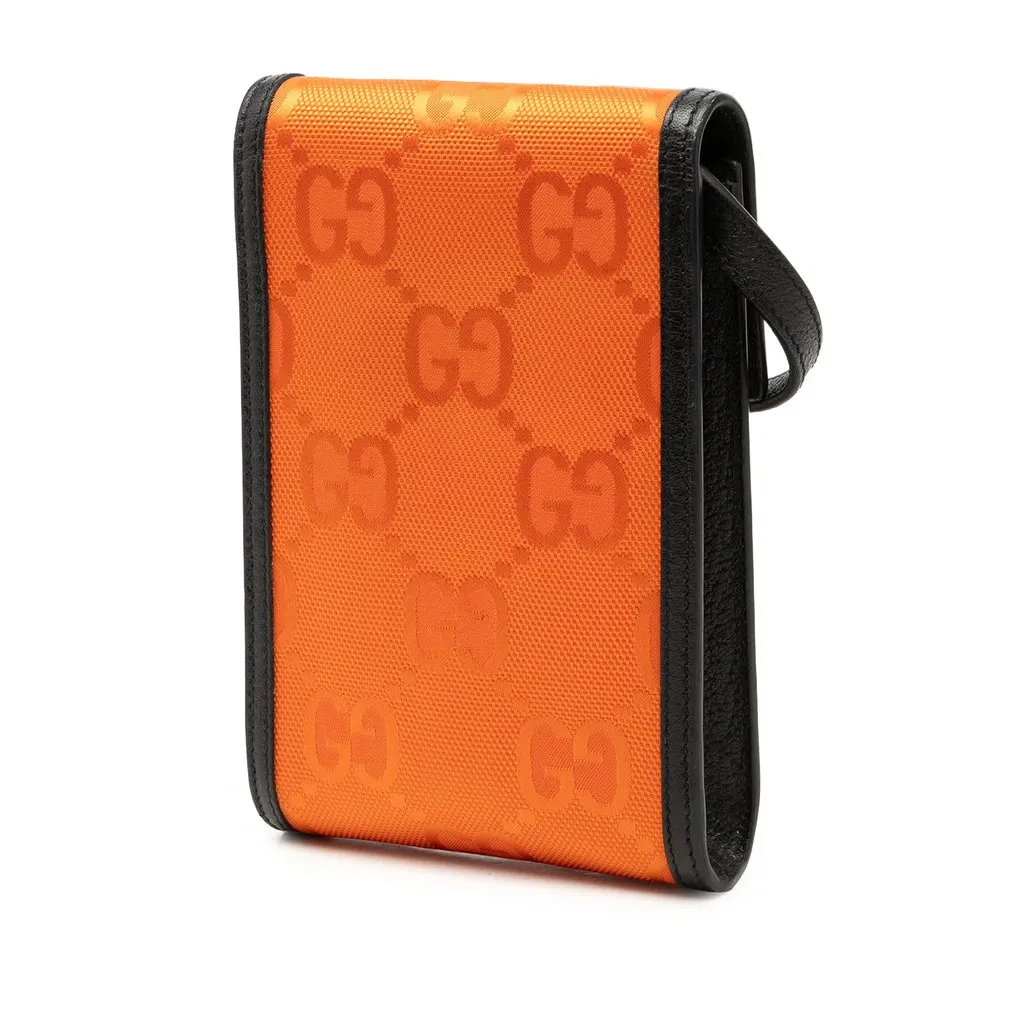 Gucci Off The Grid Mini GG Econyl Crossbody Orange Very good - Back View