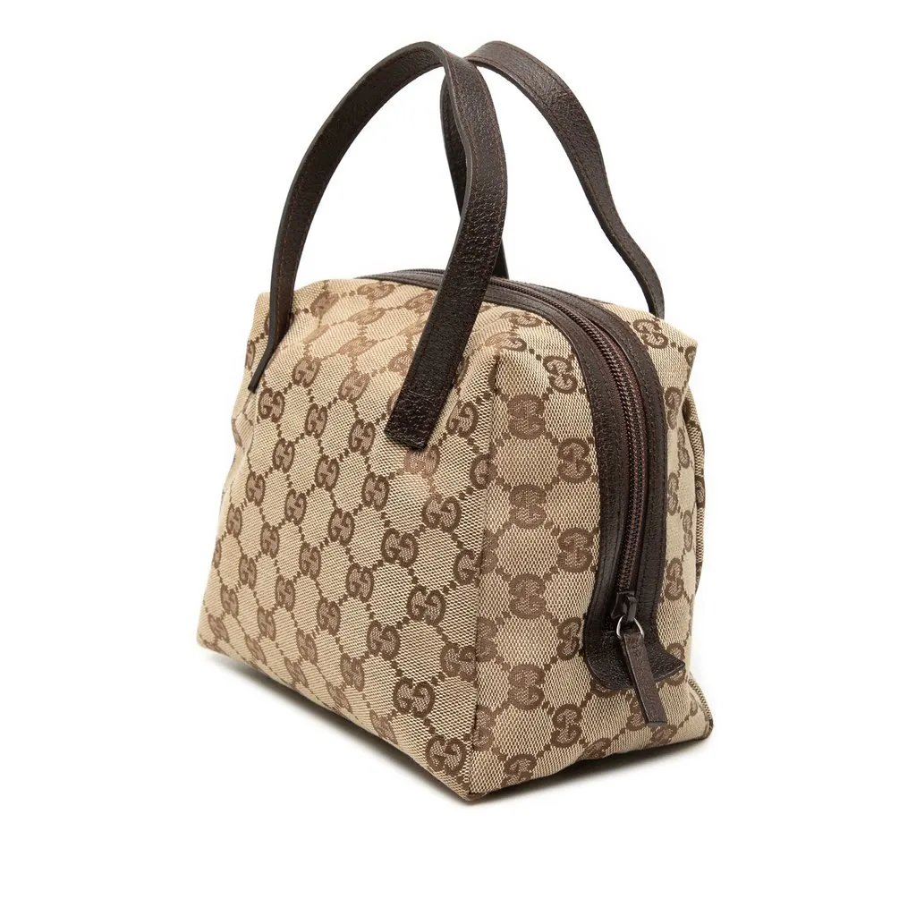 Gucci Mini GG Canvas Balthus Tofu Bag Beige Very good - Back View