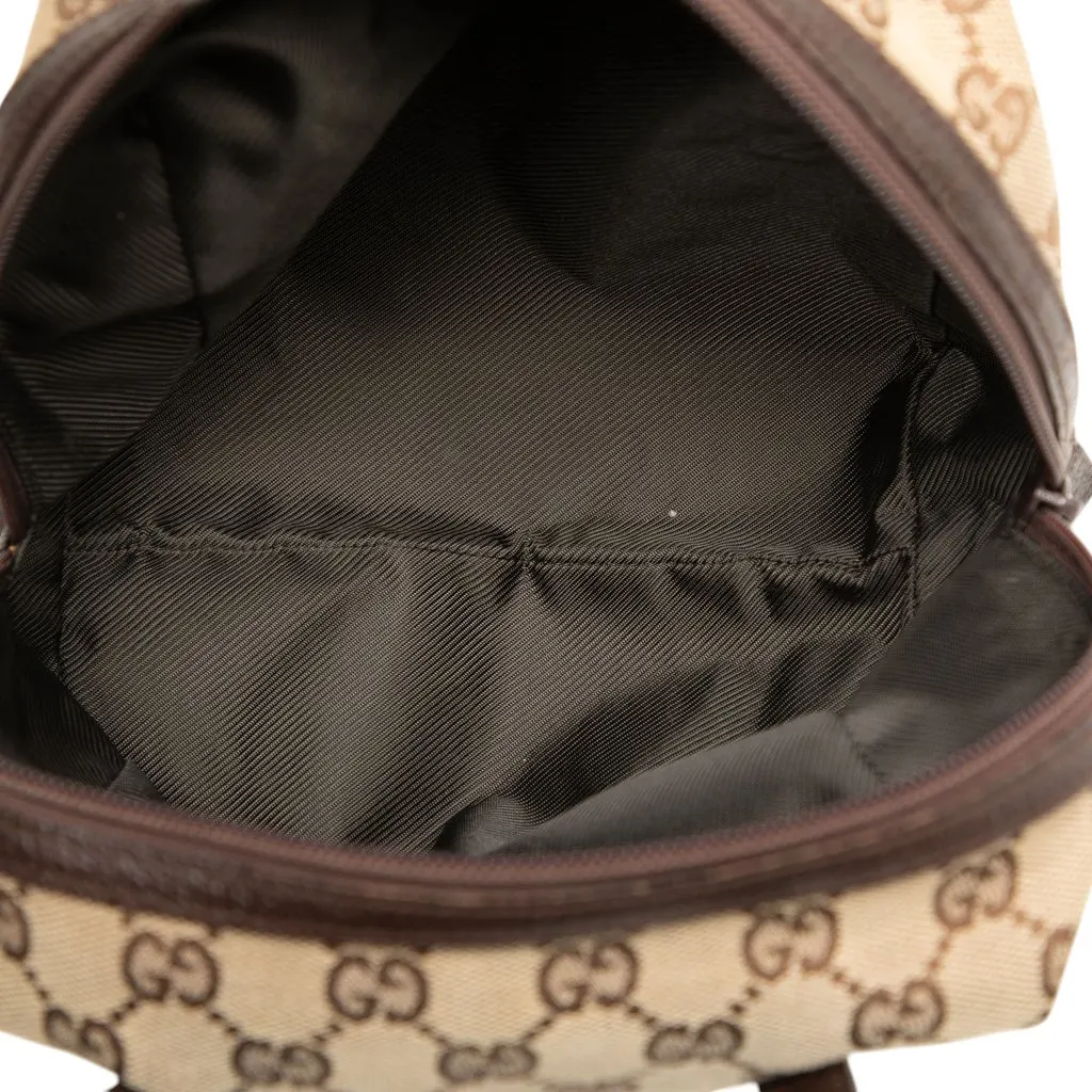 Gucci Mini GG Canvas Balthus Tofu Bag Beige Very good - Model View