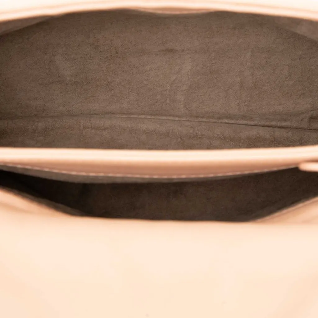Bottega Veneta Small Nappa Intrecciato Olimpia Shoulder Bag Pink Leather Good - Model View