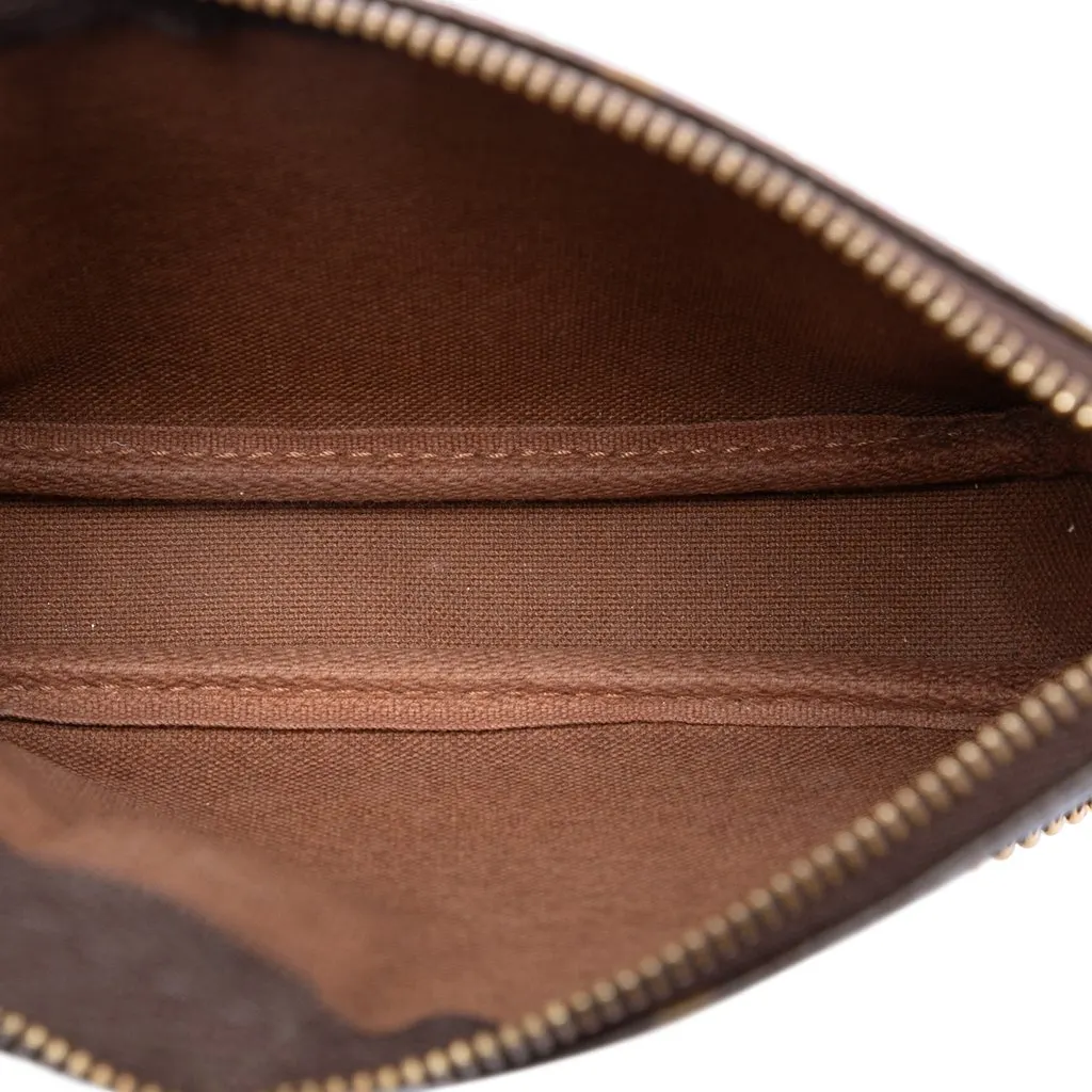 Louis Vuitton Monogram Illustre Mini Pochette Accessories Brown Very good - Model View