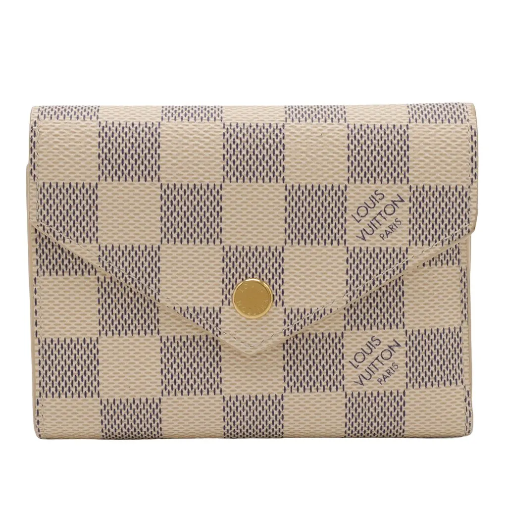 Louis Vuitton Damier Azur Victorine White Very good - Front View