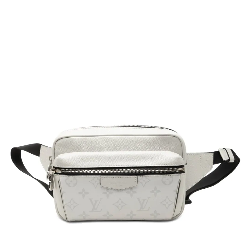 Louis Vuitton Monogram Taigarama Outdoor Bumbag White Very good - Front View