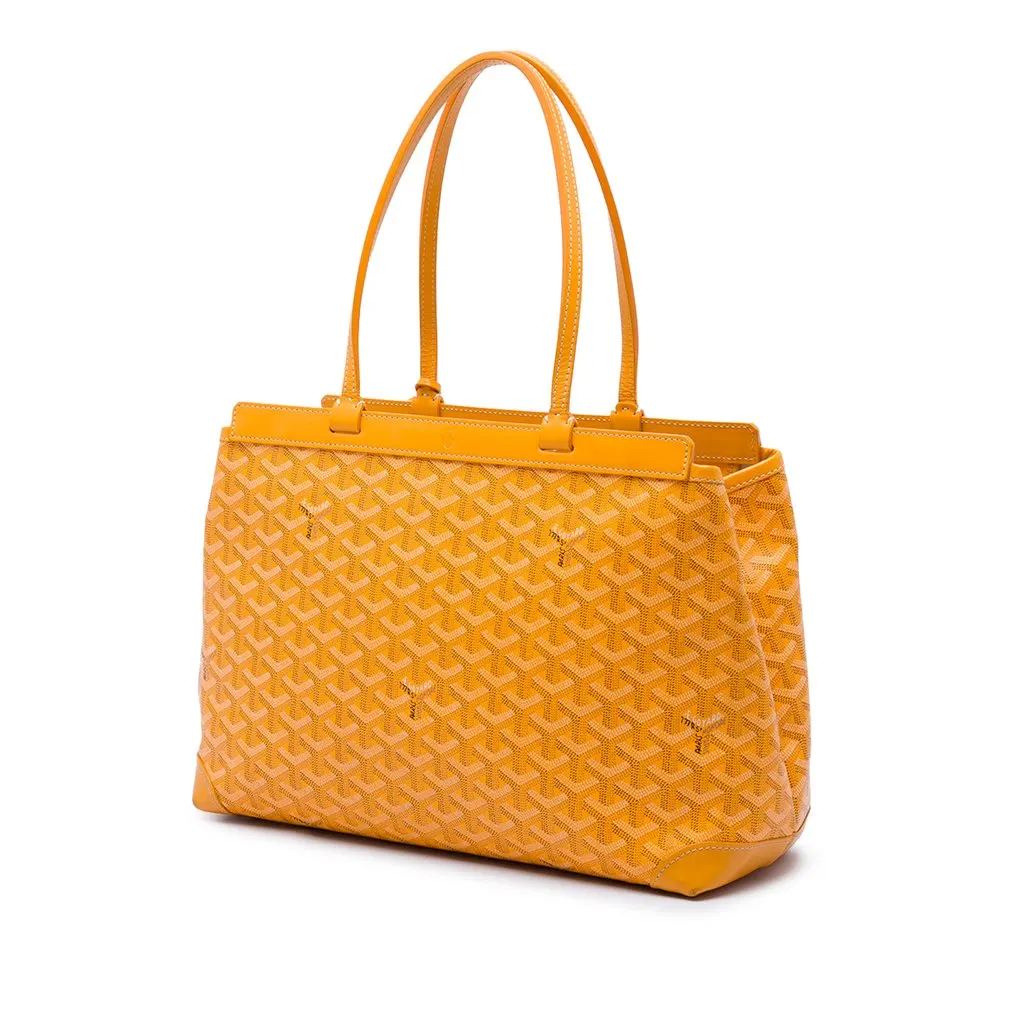Goyard Goyardine Bellechasse PM Yellow Good - Back View