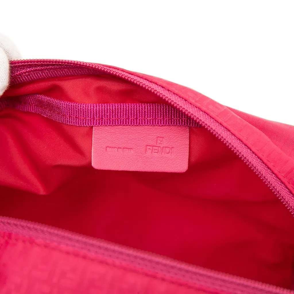 Fendi Zucchino Nylon Pouch Pink Polyamide Good - Box View