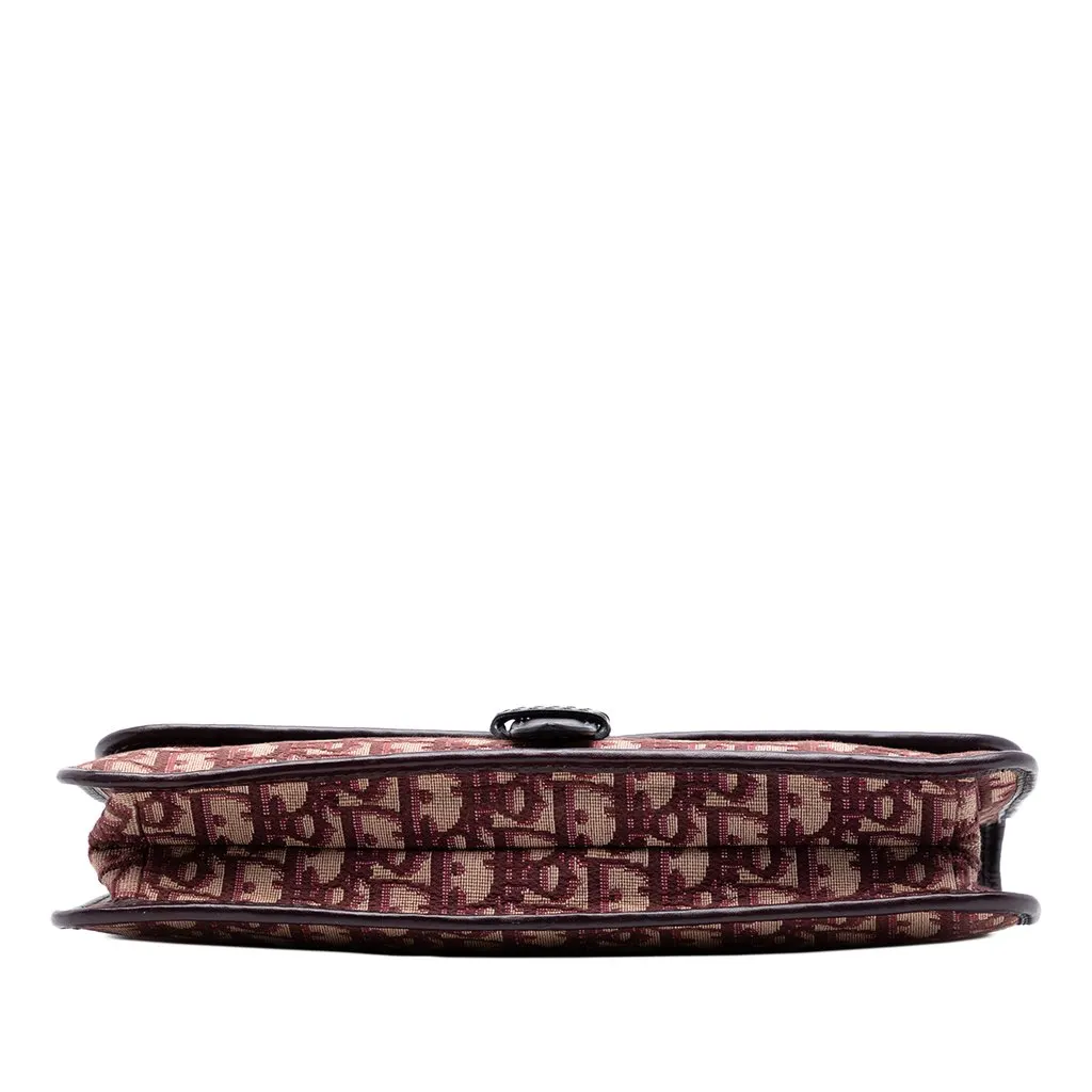 Dior Oblique Canvas Chain Crossbody Red Very good - Inside View