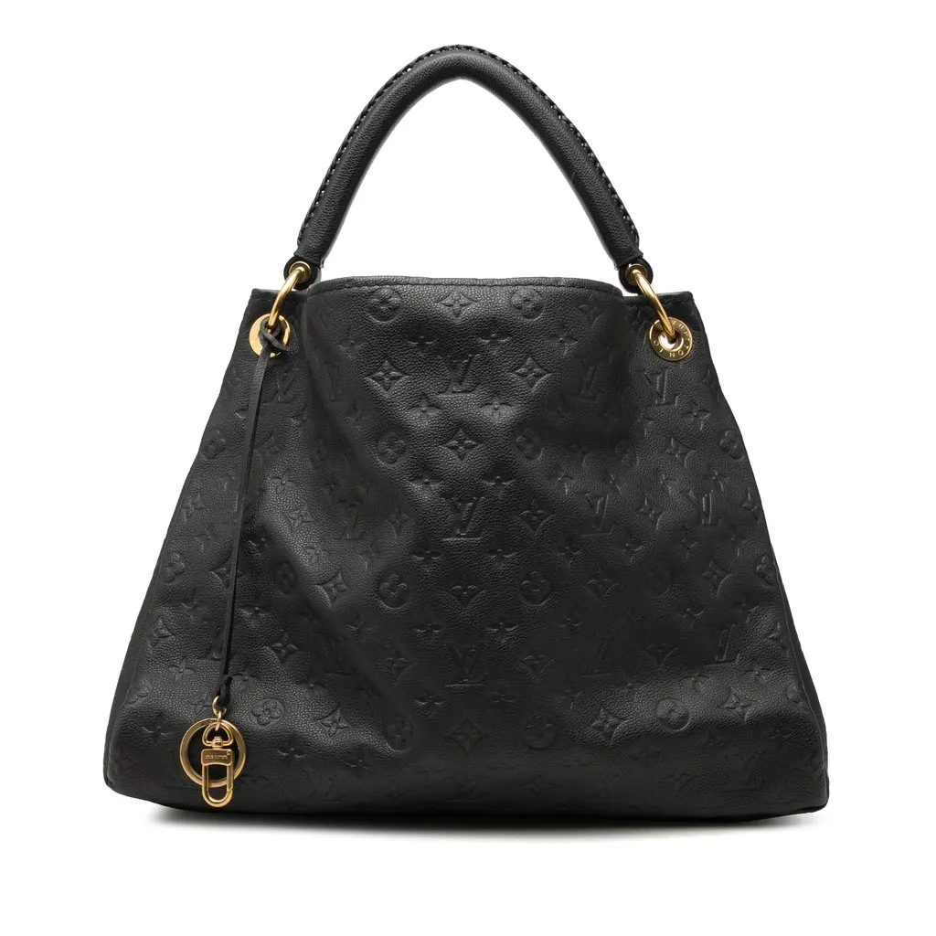 Louis Vuitton Monogram Empreinte Artsy MM Blue Leather Very good - Front View