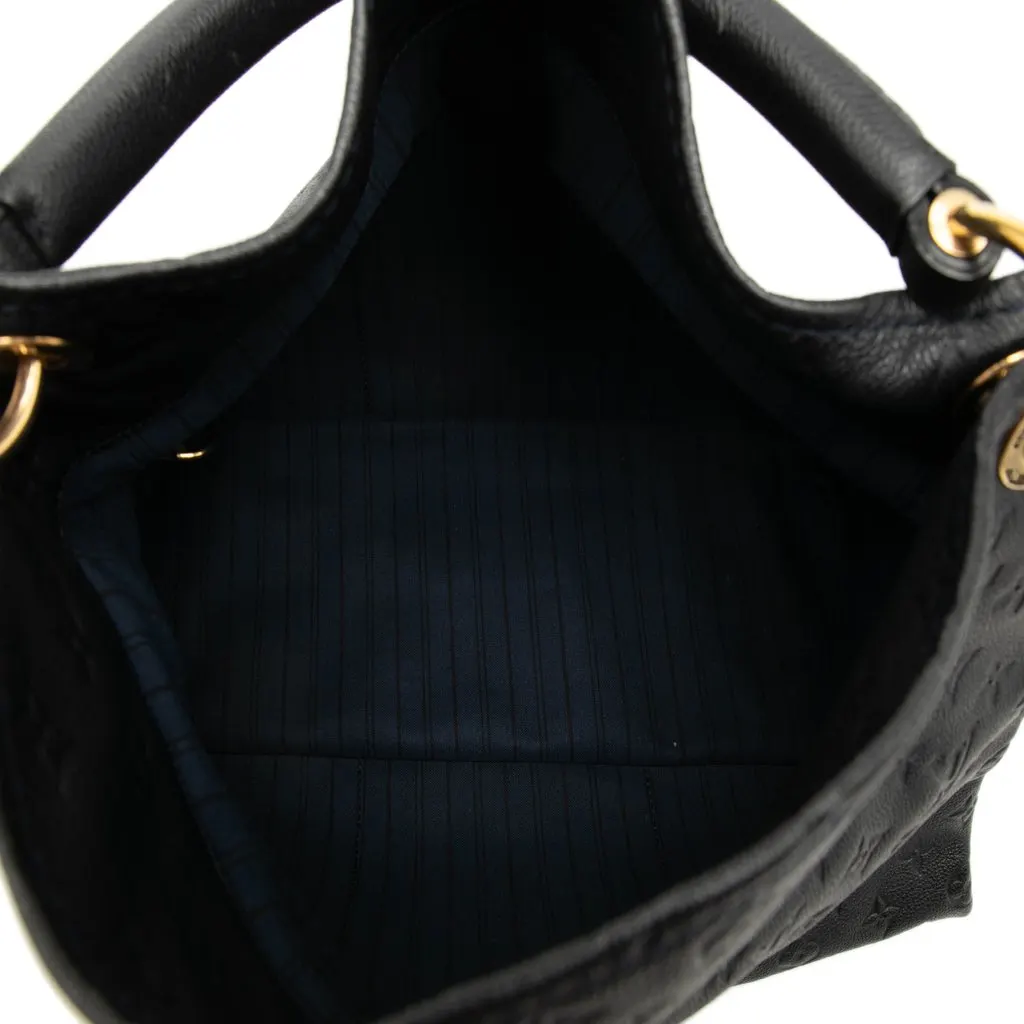 Louis Vuitton Monogram Empreinte Artsy MM Blue Leather Very good - Model View