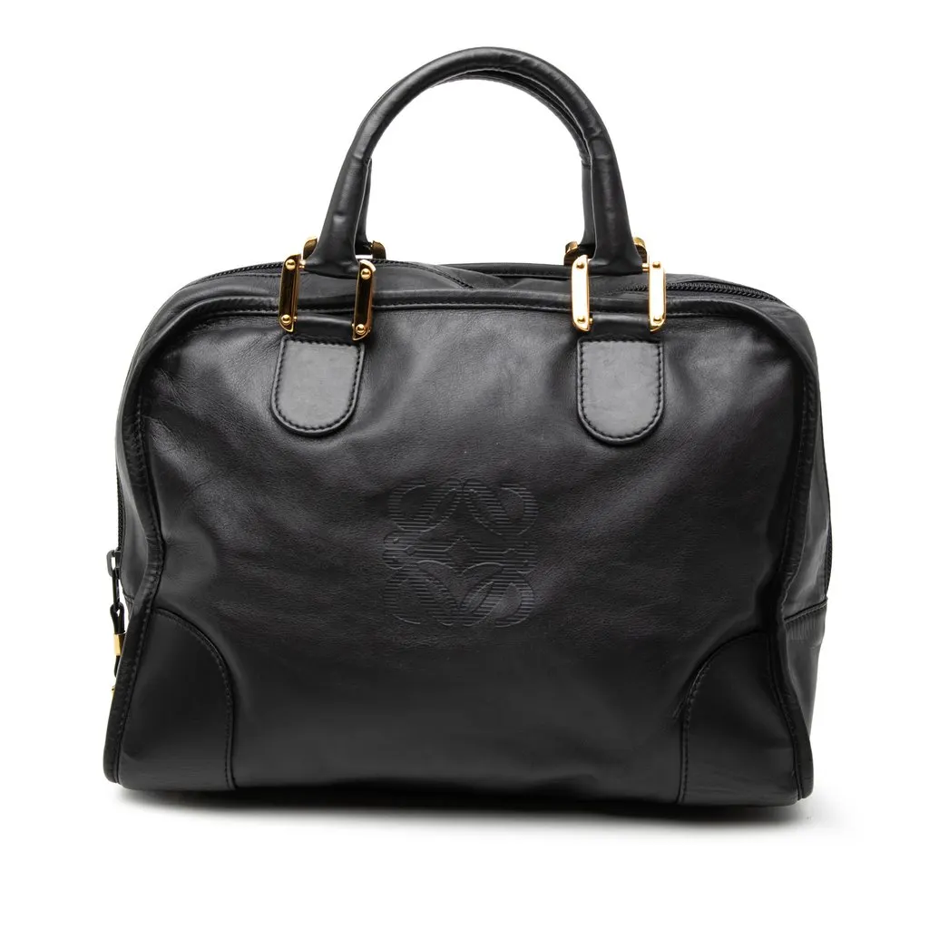 LOEWE Leather Amazona 32 Black Leather Very good - Front View