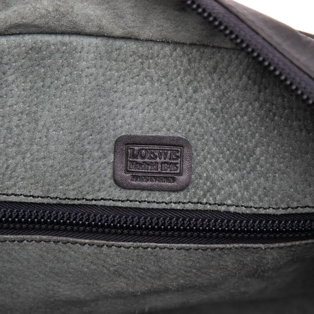 LOEWE Leather Amazona 32 Black Leather Very good - Box View