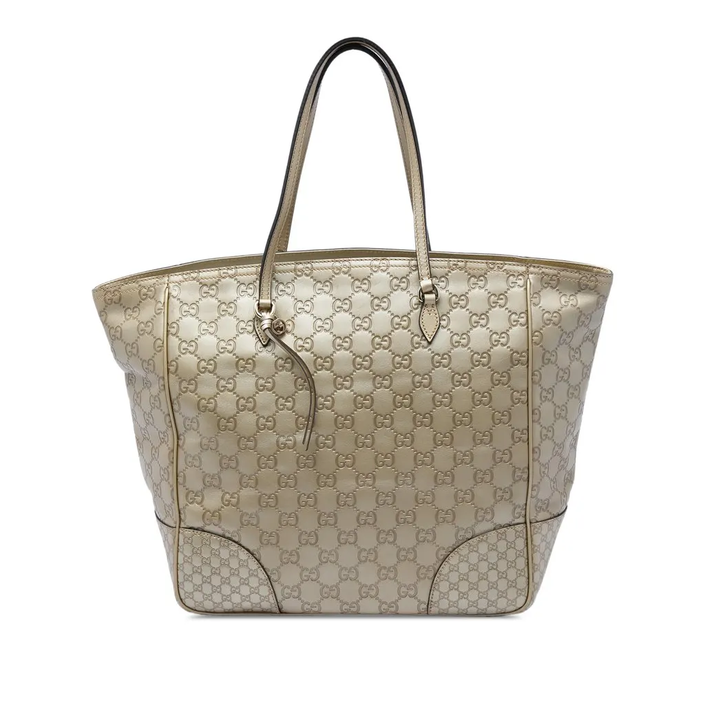 Gucci Metallic Guccissima Bree Tote