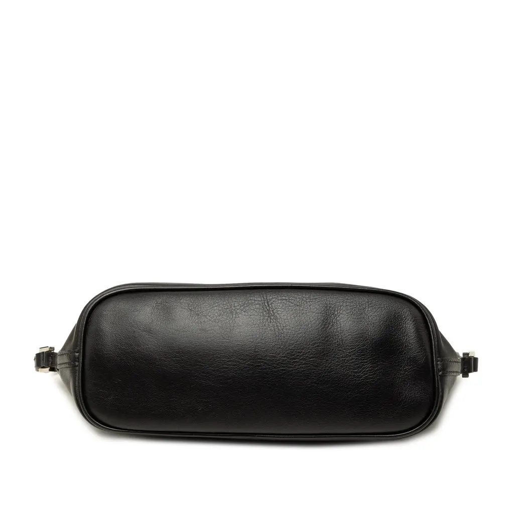 Gucci Leather Boat Black Leather Good - Inside View