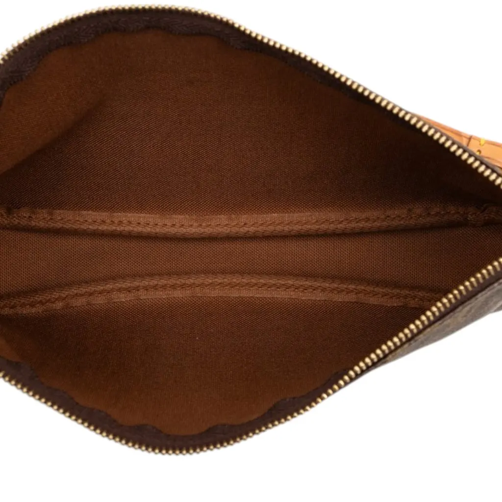 Louis Vuitton Monogram Pochette Accessoires Brown Very good - Model View