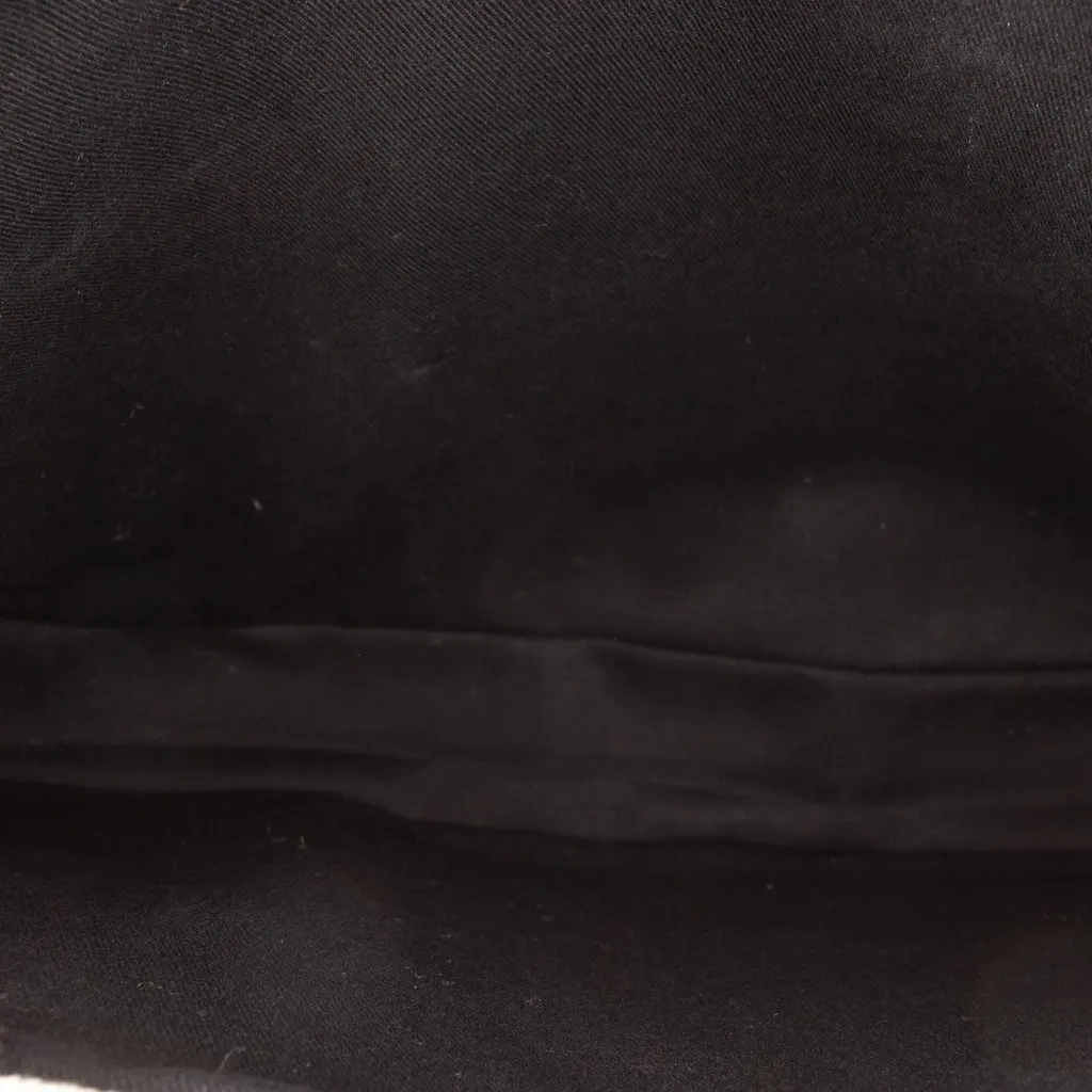 Maison Margiela Bicolor Goatskin and Canvas New Lock Horizontal Satchel Black Leather Very good - Box View