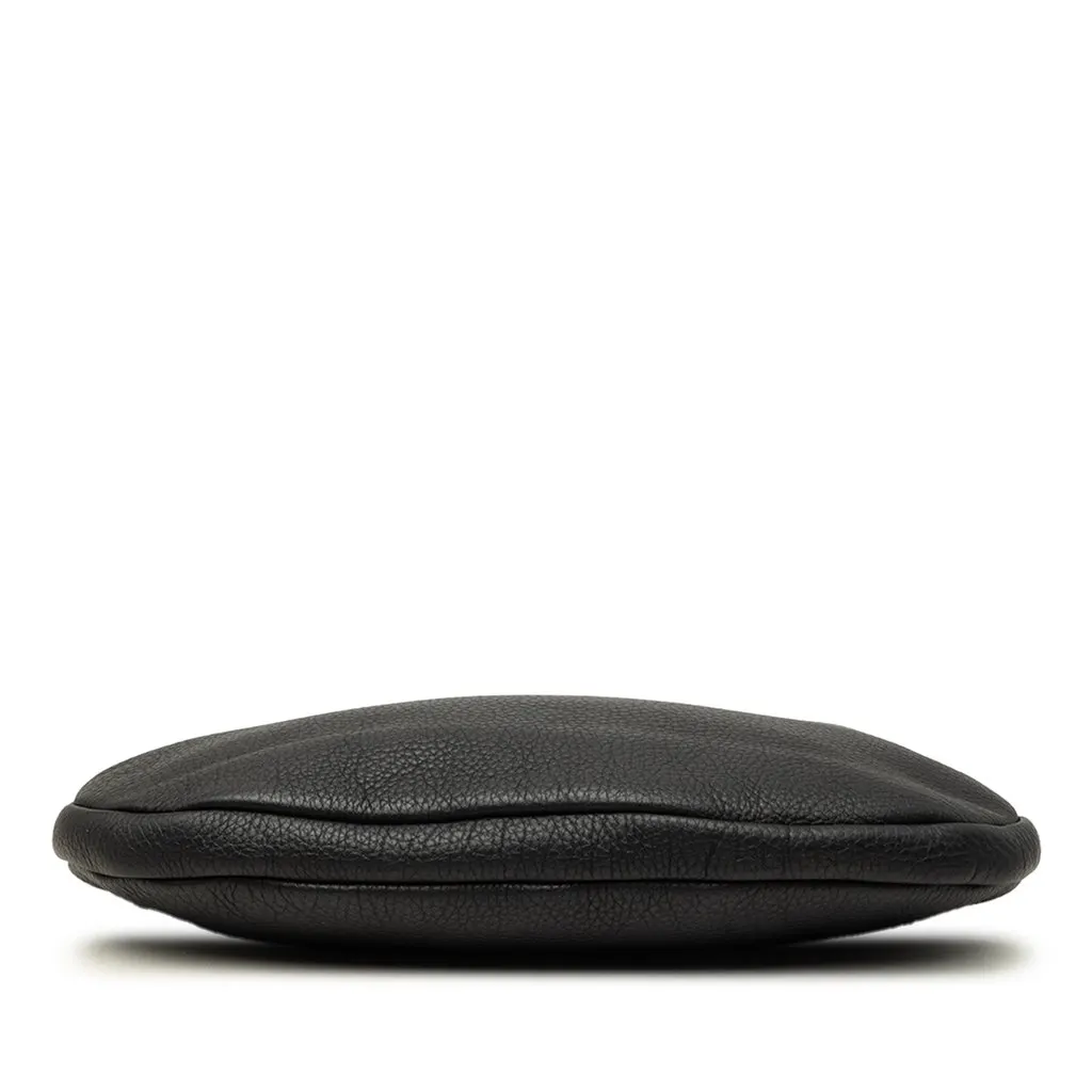 Gucci Pebbled Calfskin Bamboo Hobo Black Leather Very good - Inside View