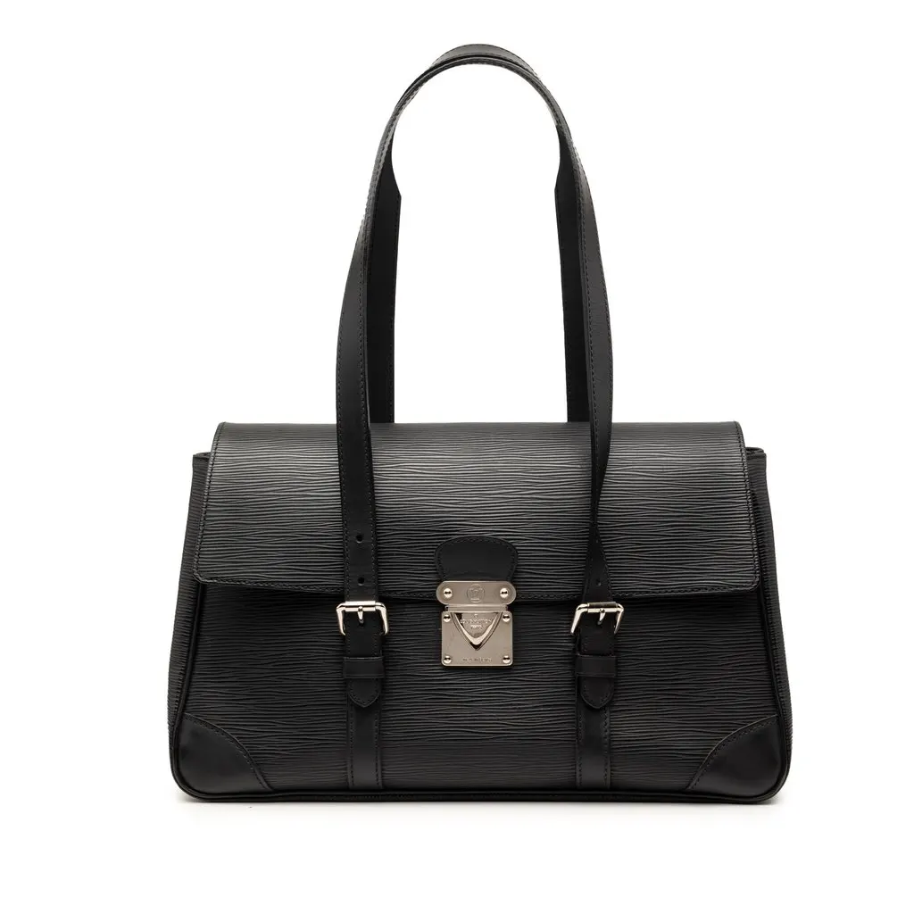 Louis Vuitton Epi Segur MM Black Leather Very good - Front View