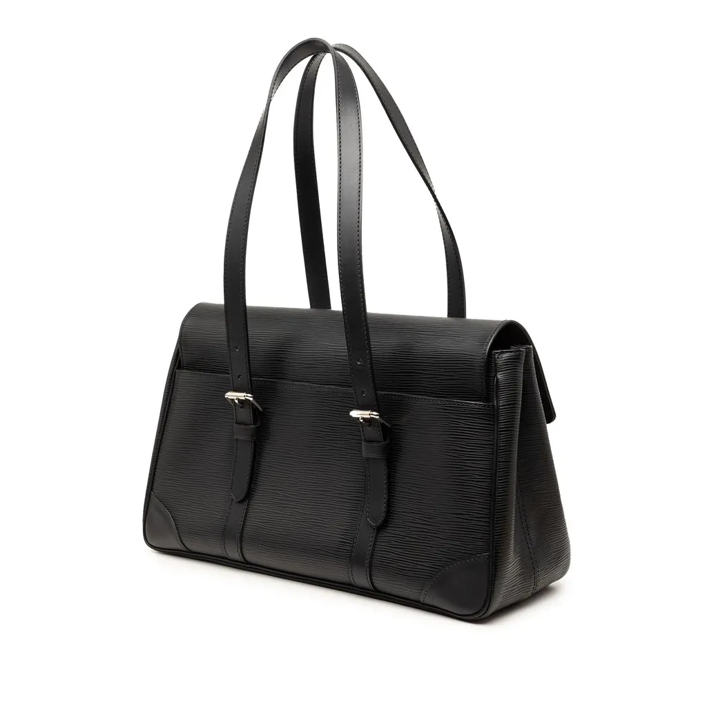 Louis Vuitton Epi Segur MM Black Leather Very good - Back View