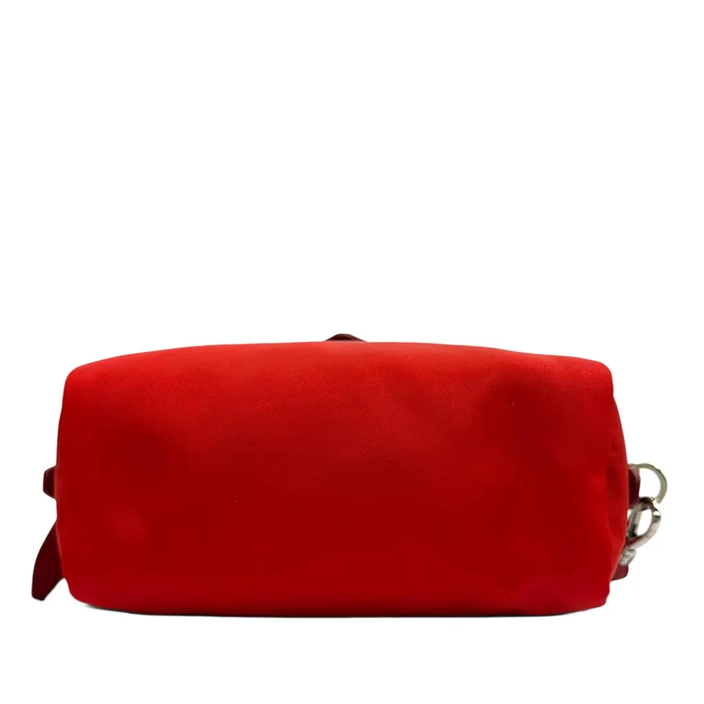 Prada Tessuto Cosmetic Pouch Red Very good - Inside View
