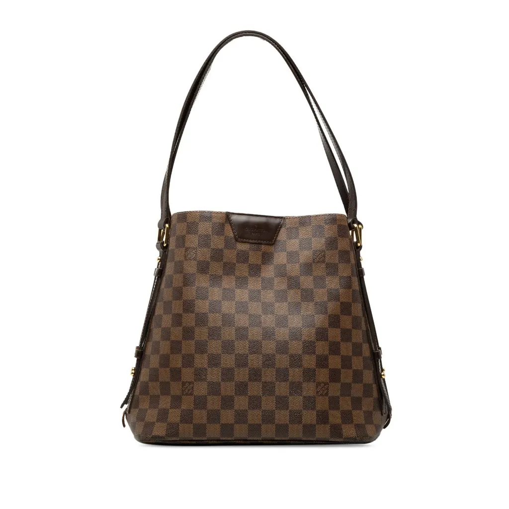 Louis Vuitton Damier Ebene Cabas Rivington Brown Very good - Front View