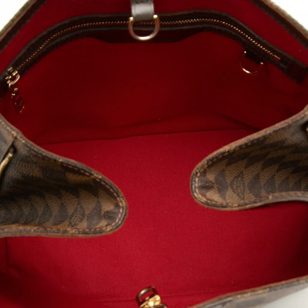 Louis Vuitton Damier Ebene Cabas Rivington Brown Very good - Model View