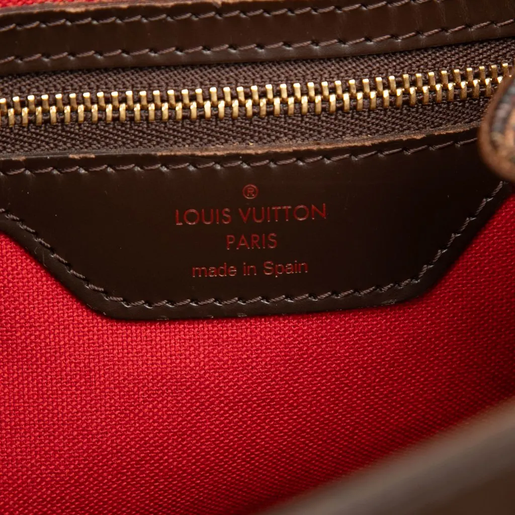 Louis Vuitton Damier Ebene Cabas Rivington Brown Very good - Box View