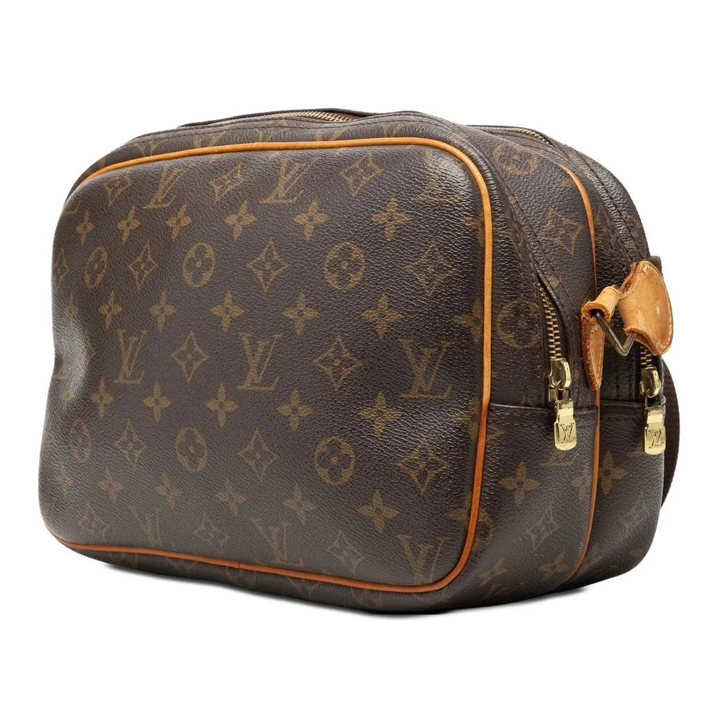 Louis Vuitton Monogram Reporter PM Brown Very good - Back View