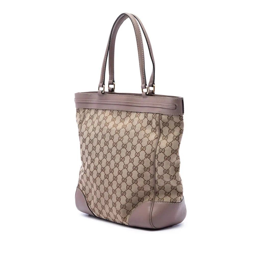 Gucci GG Canvas Mayfair Tote Beige Canvas Very good - Back View