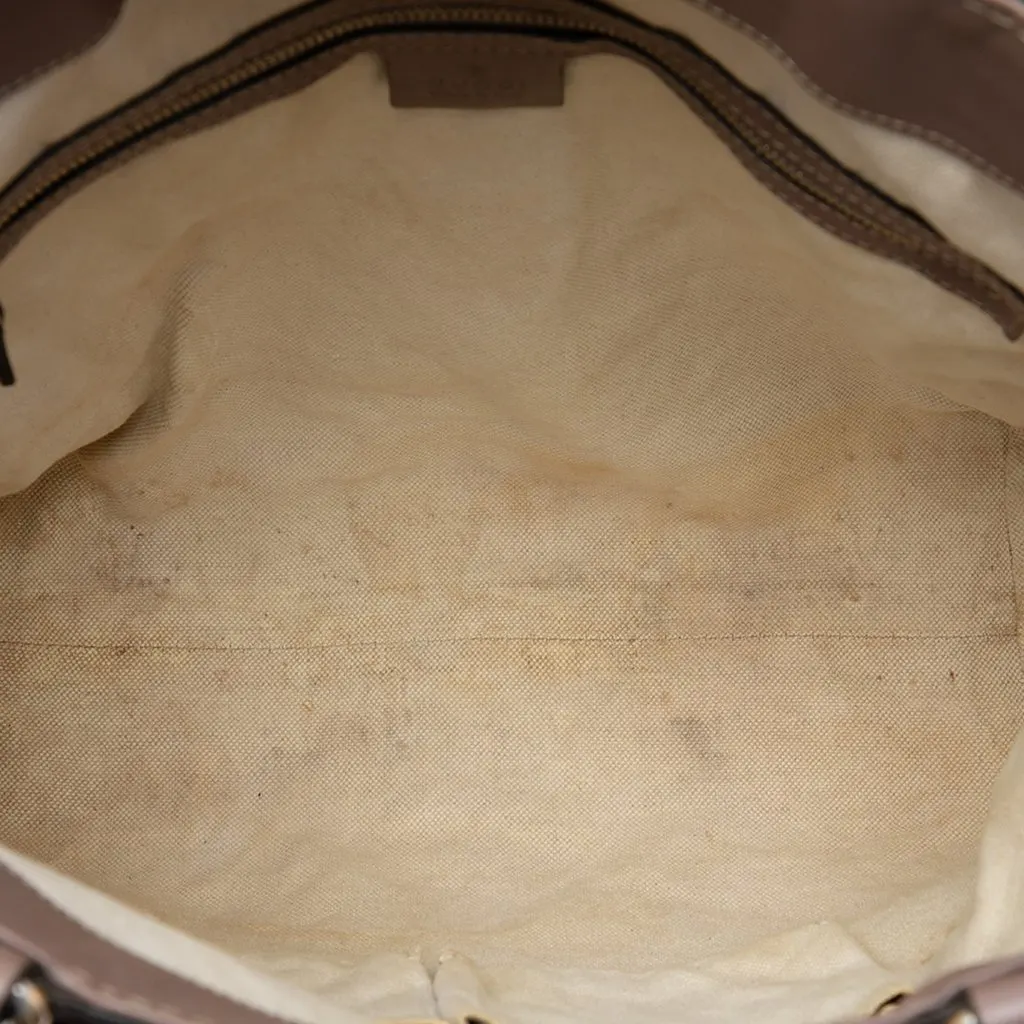 Gucci GG Canvas Mayfair Tote Beige Canvas Very good - Model View