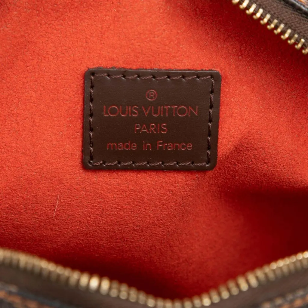 Louis Vuitton Damier Ebene Ipanema Pochette Brown Very good - Box View