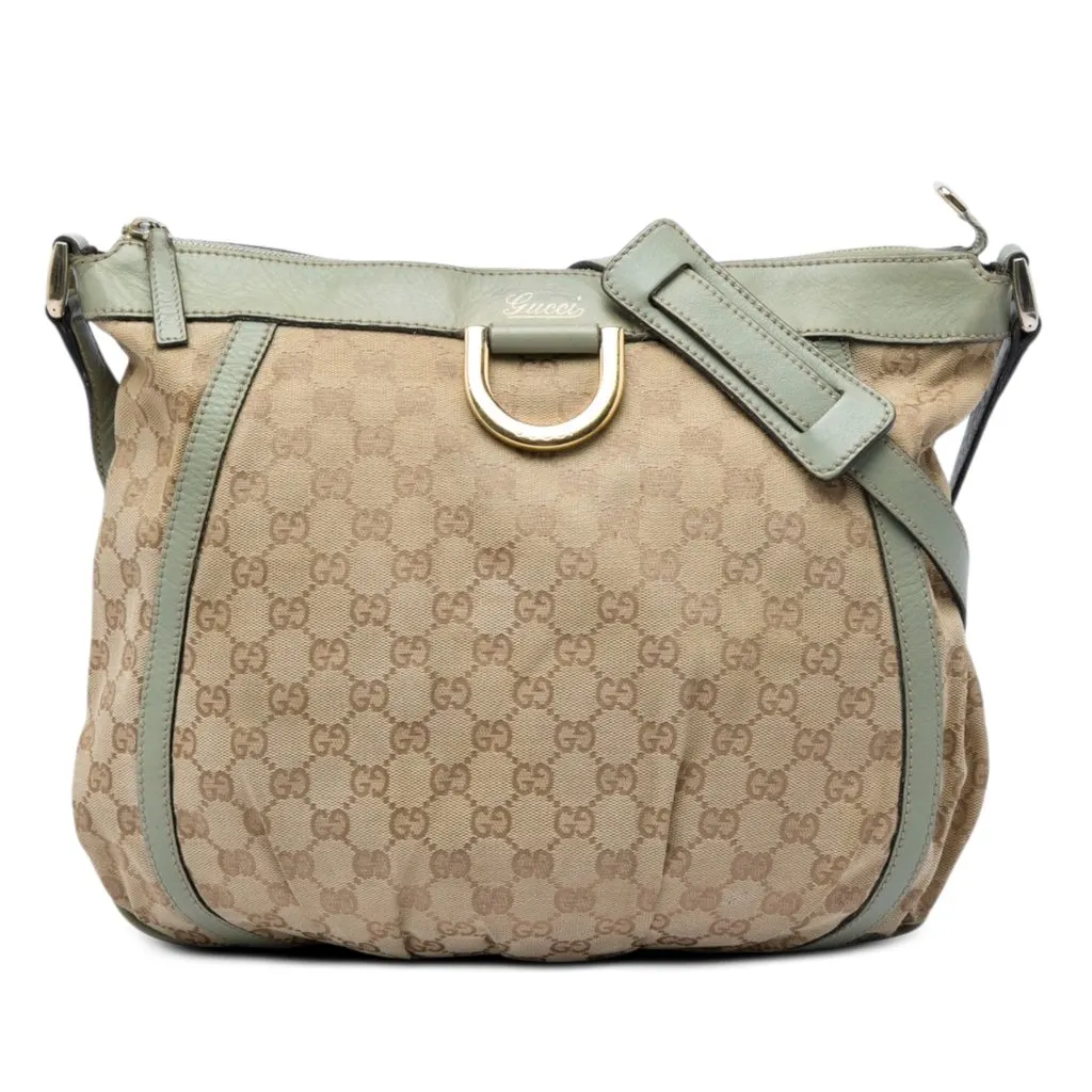 Gucci GG Canvas Abbey D Ring Crossbody Beige Very good - Front View