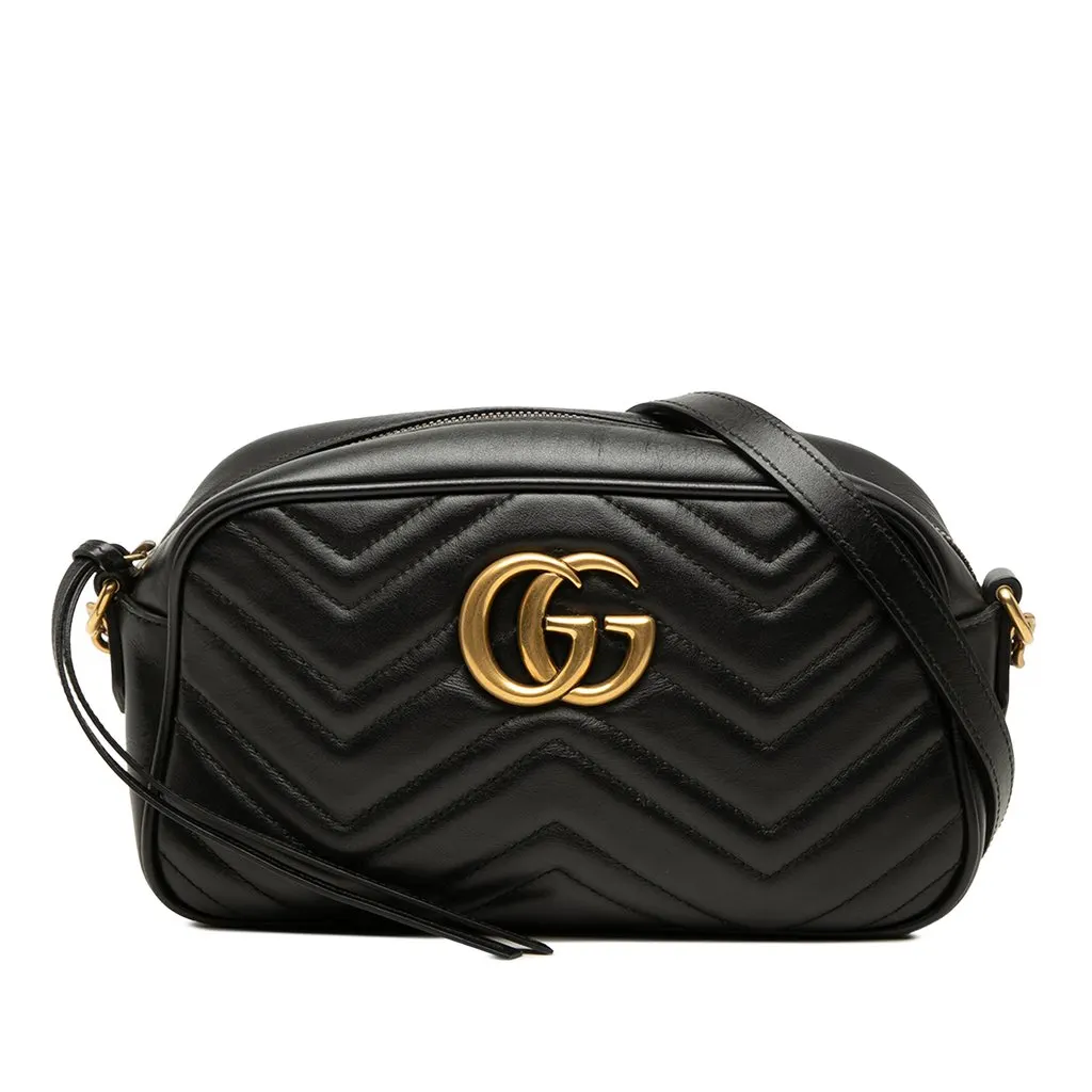 Gucci Small GG Marmont Matelasse Calfskin Crossbody