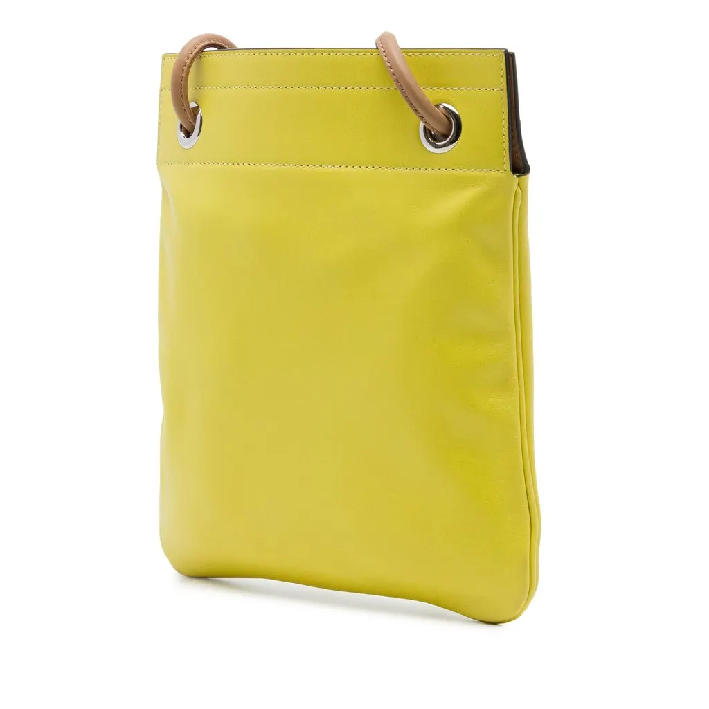 Hermès Mini Milo and Swift Aline Bag Yellow Leather Very good - Back View