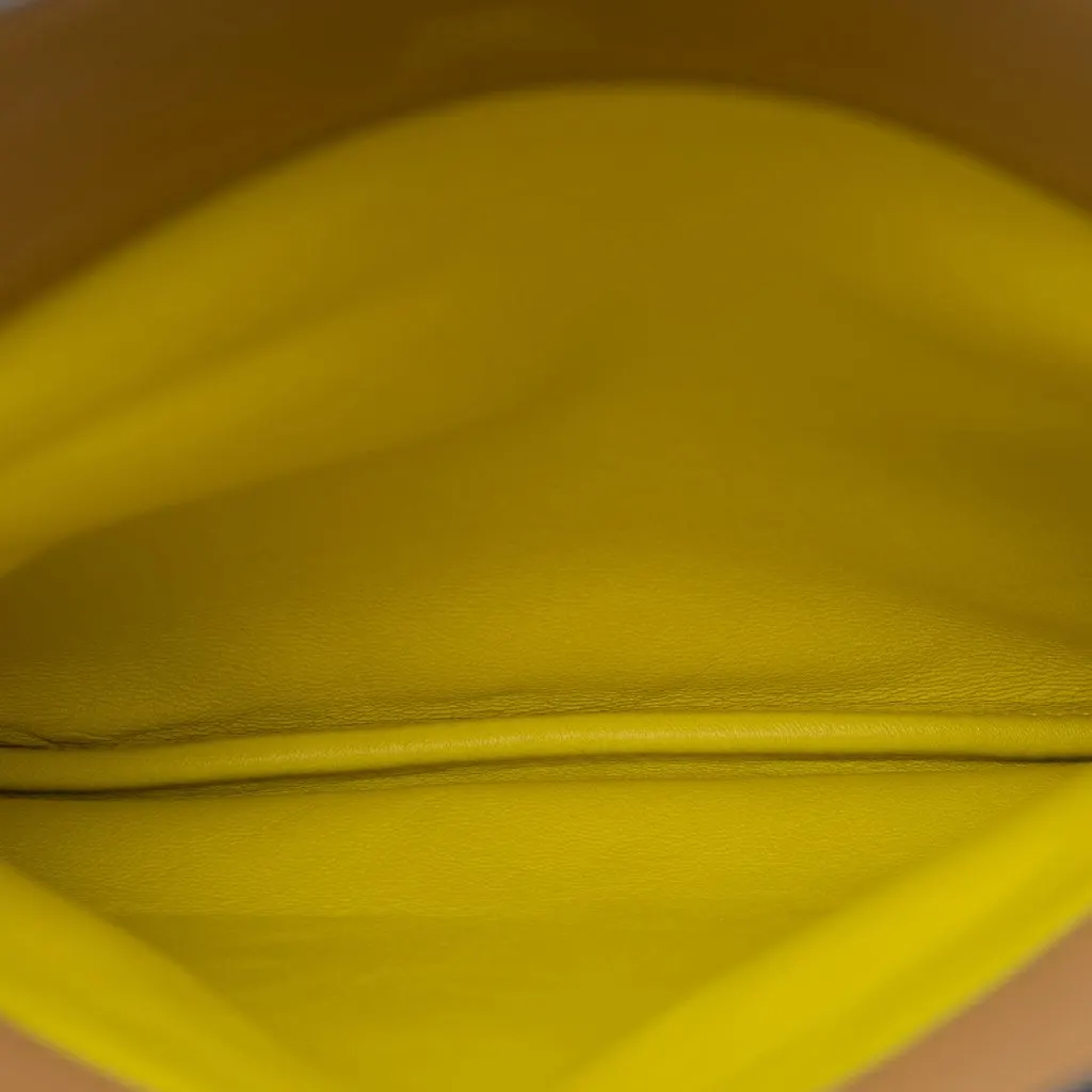 Hermès Mini Milo and Swift Aline Bag Yellow Leather Very good - Model View